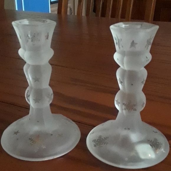 PartyLite Other - Partylite Snowy Nights taper holders